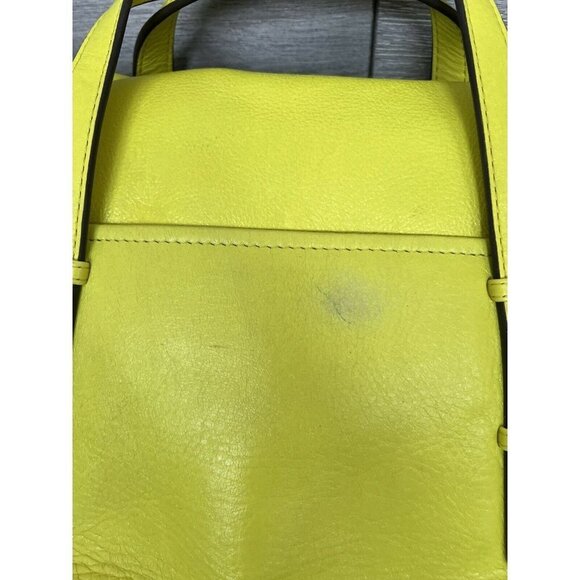Aimee Kestenberg Double Entry Leather Satchel bag -city slicker citrine - Picture 8 of 10